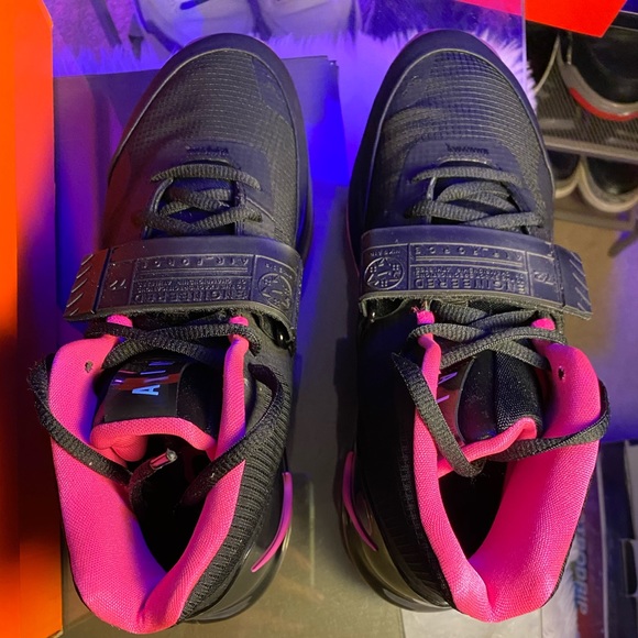 🆕 - Nike ✔️Air Force Max - Black/Pink - M 8.5/10 - Picture 4 of 8